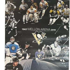 Pittsburgh Penguins Mellon Civic Arena 1967-2010 Wall Poster 18x24" Lemieux Jagr